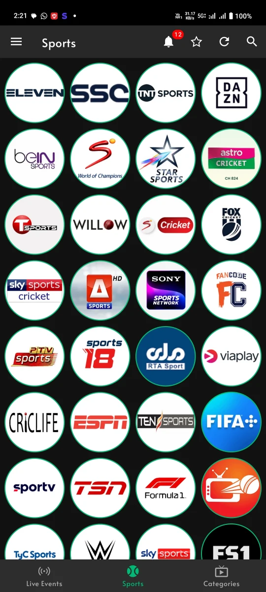 Cricfy TV Live Match